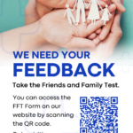 take the friends and family test poster