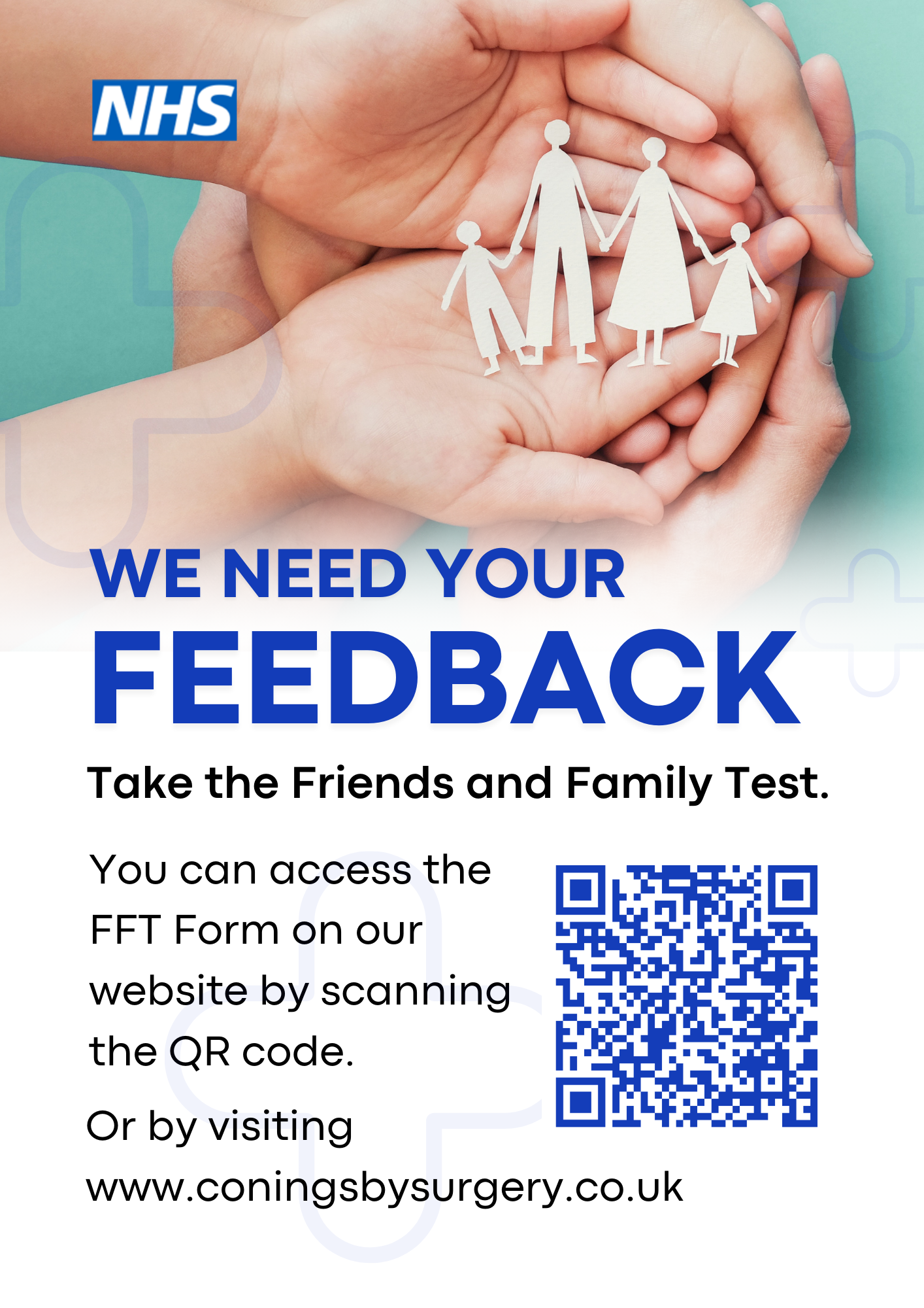 Take the friends and family test poster